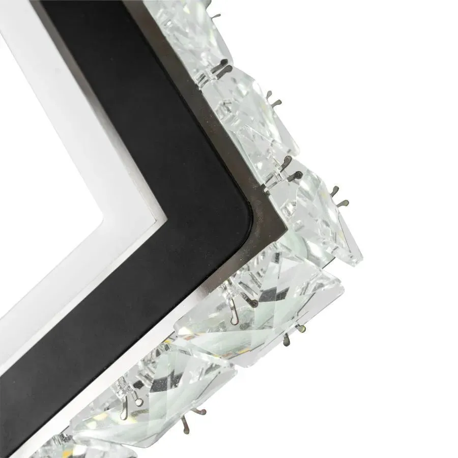 Alessandro Design Terrano aplica LED 24W neagra cu cristale