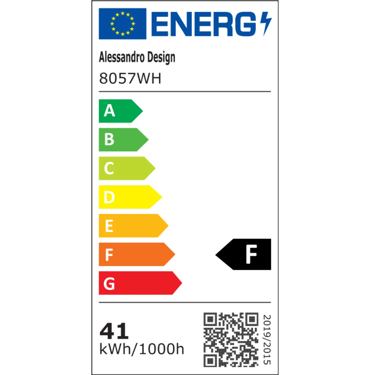 Alessandro Design 8057WH lustră LED albă 41W