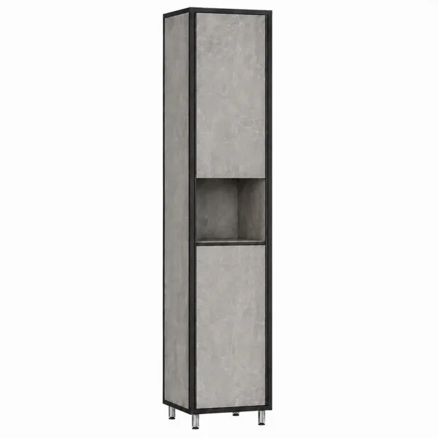 Alessandro Design Qurghonteppa coloana baie gri 30x30x180 cm