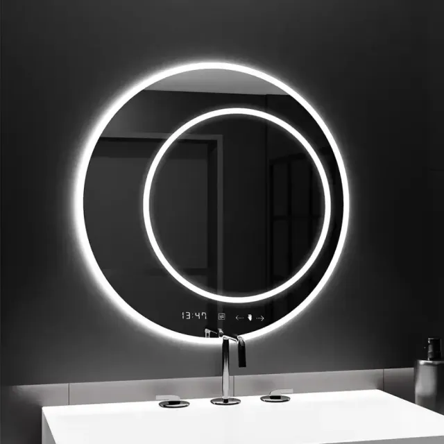 Alessandro July Touch Marcello oglinda LED rotunda 60cm