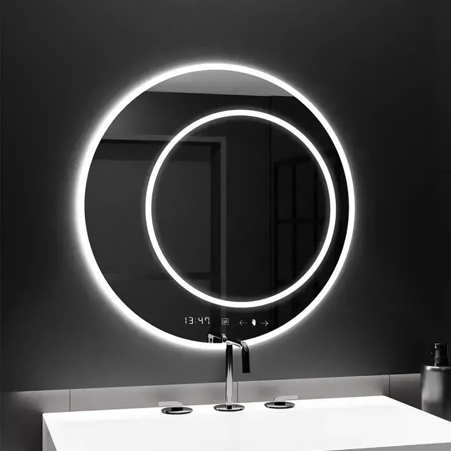 Alessandro July Touch Marcello oglinda LED rotunda 60cm