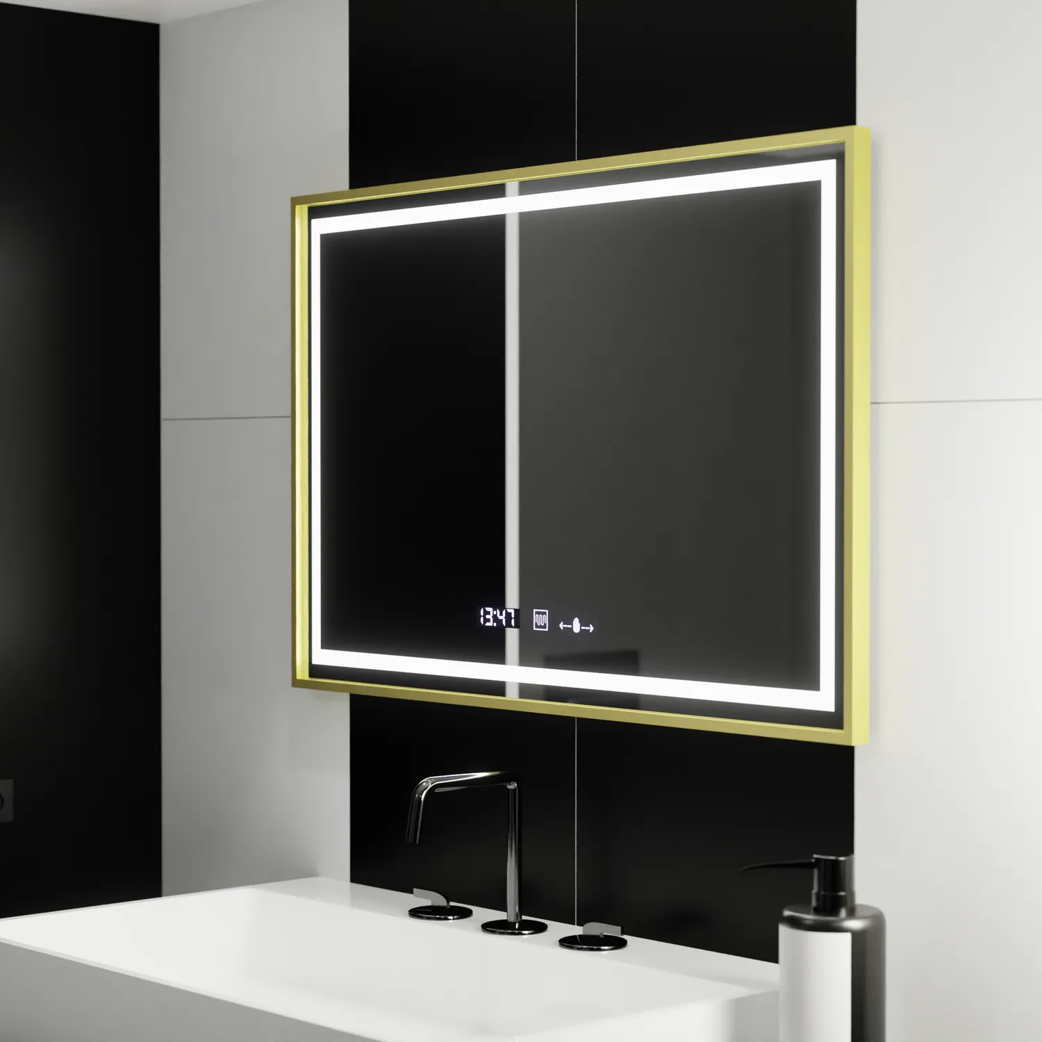 Alessandro Design Verite Motion Glow Marcello oglinda LED 100x65cm