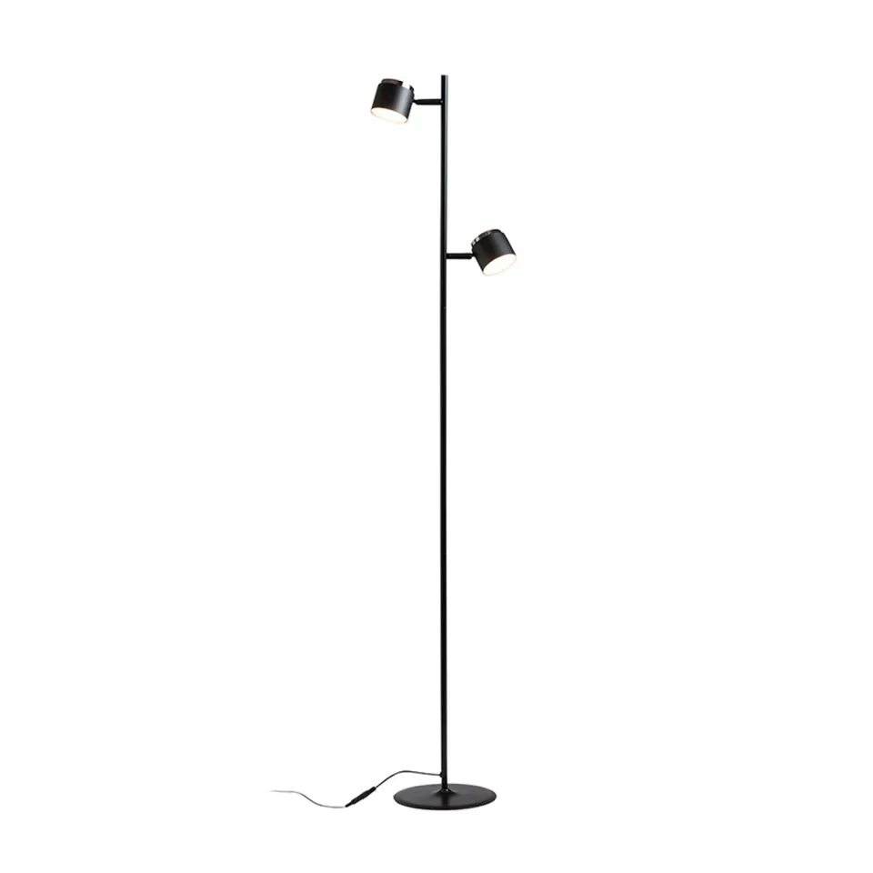 Rendl Nova lampadar LED negru crom