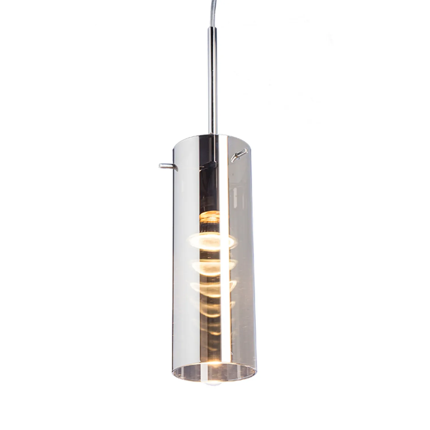 Rendl Sanssouci III pendul sticlă crom 3 abajururi