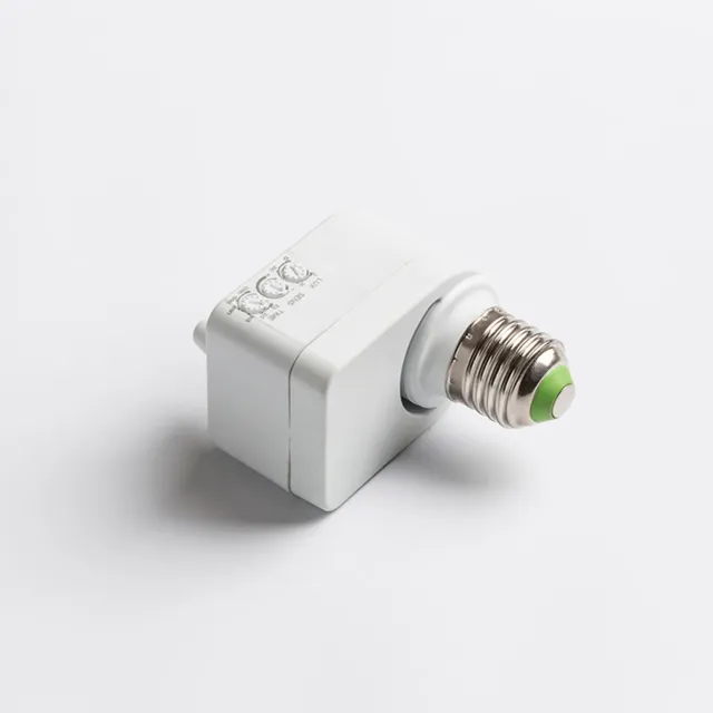 Rendl Sensor adaptor E27 cu senzor miscare alb