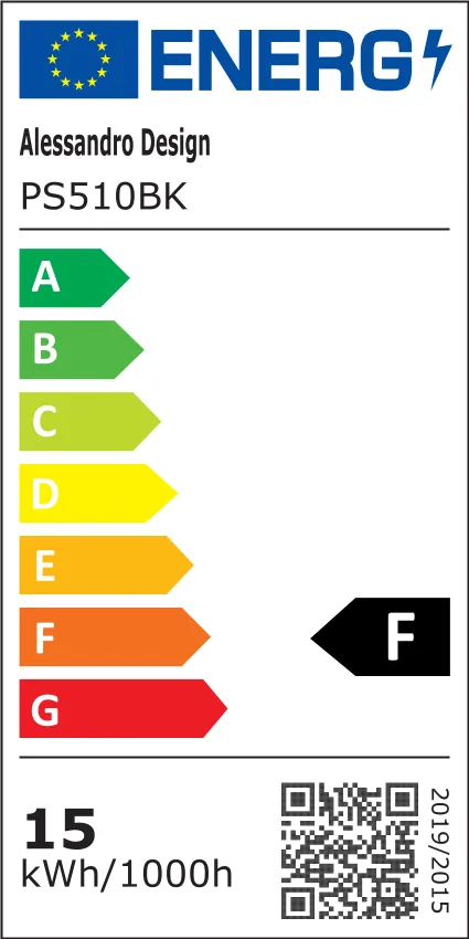 Alessandro Design PS510BK plafoniera LED 15W senzor