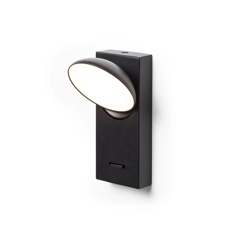 Rendl Eliseo aplica perete neagra LED cap rotativ