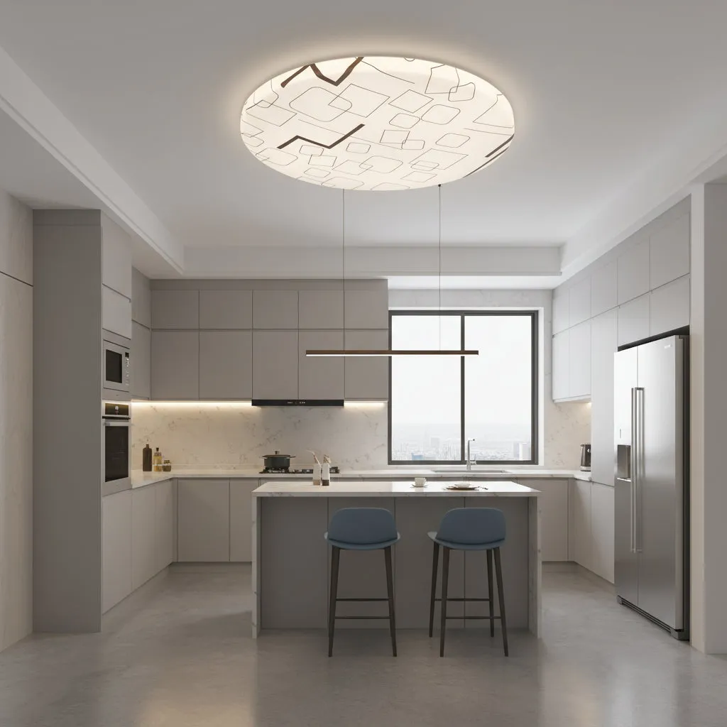 Alessandro Design plafoniera LED alba 35cm 31W