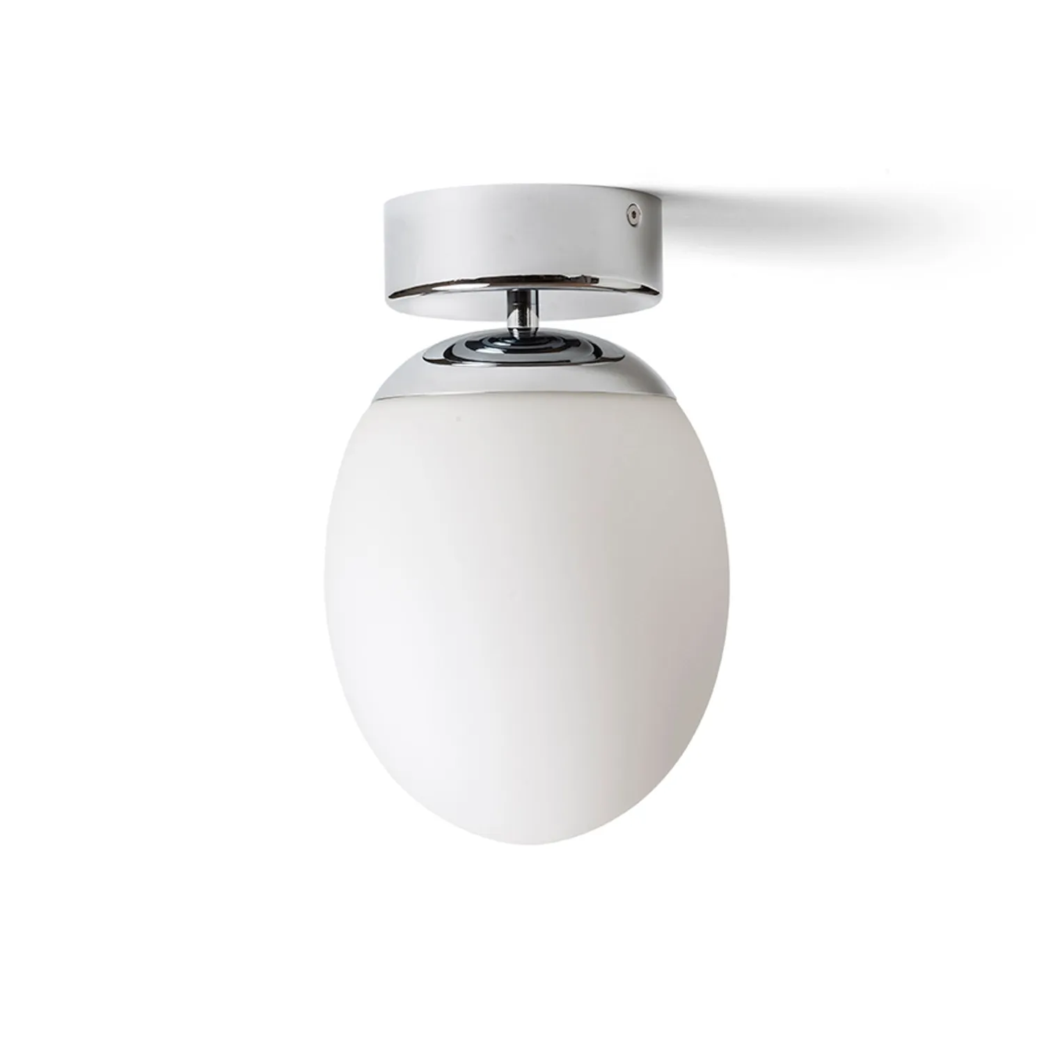 Rendl Meringue 16 plafoniera ovala opal crom