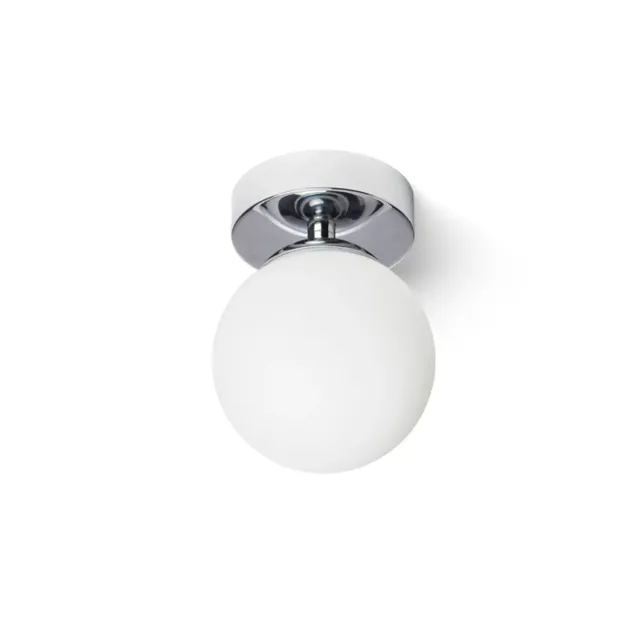 Rendl Light Studio Bolly plafoniera LED crom sticla opal