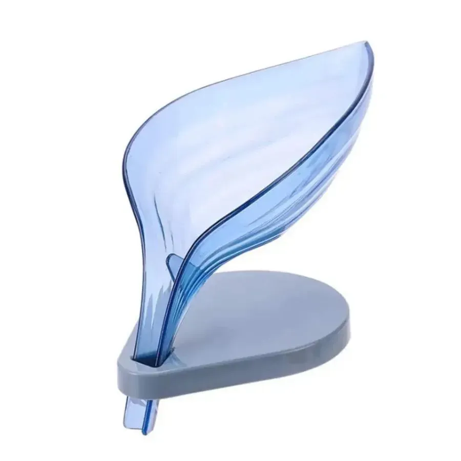 Alessandro Design savoniera plastic albastra cu scurgere 12cm