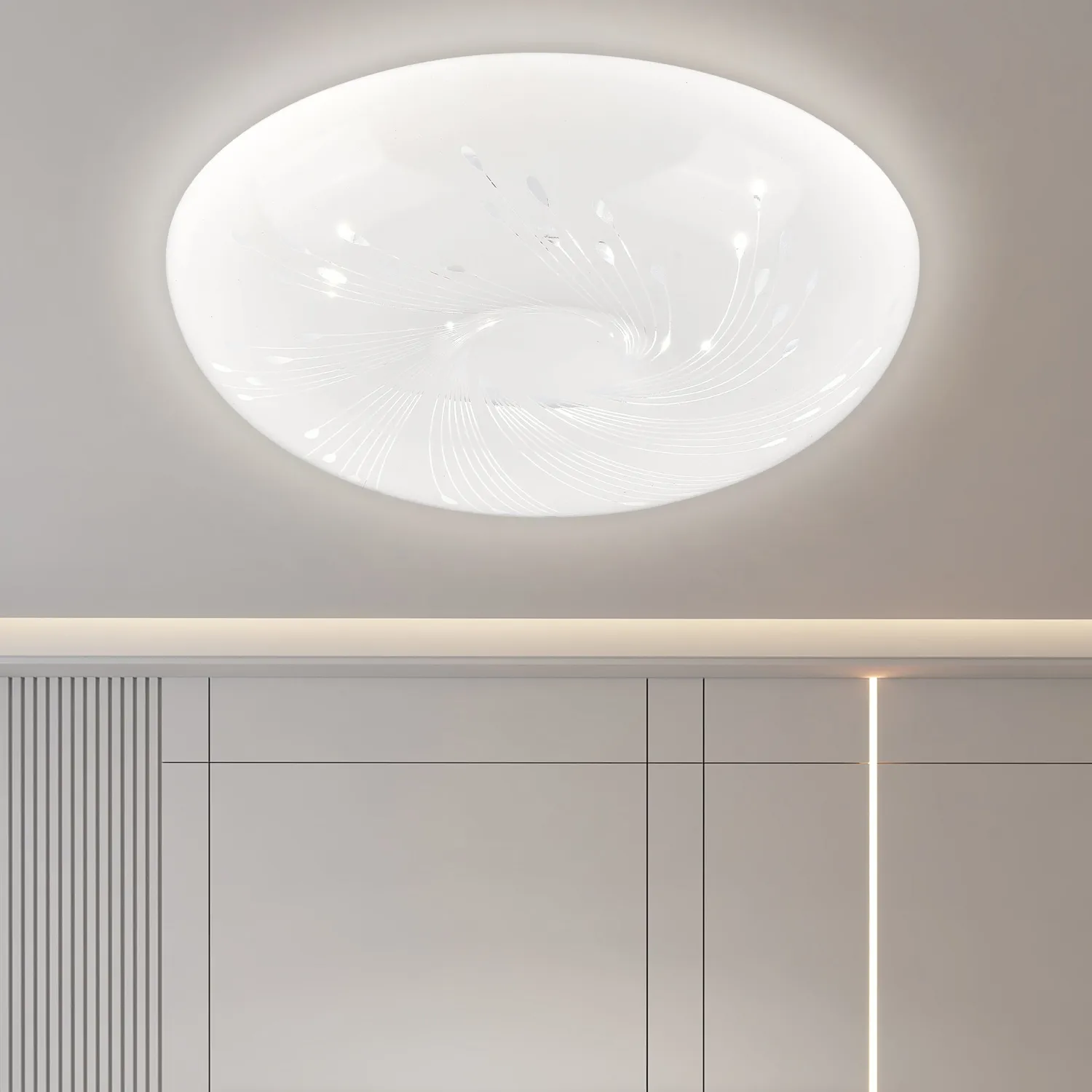 Alessandro Design plafoniera LED 31W alba 35cm 3000K-6000K