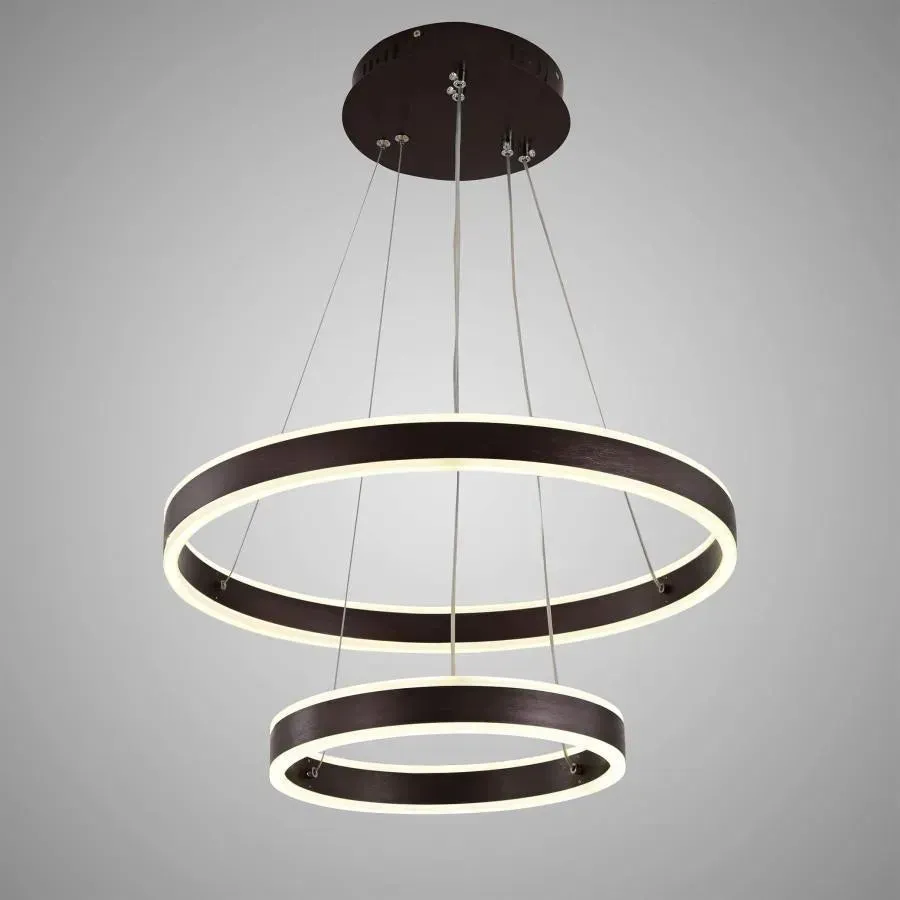 Alessandro Design Olathe lustra LED maro 180W 2 inele