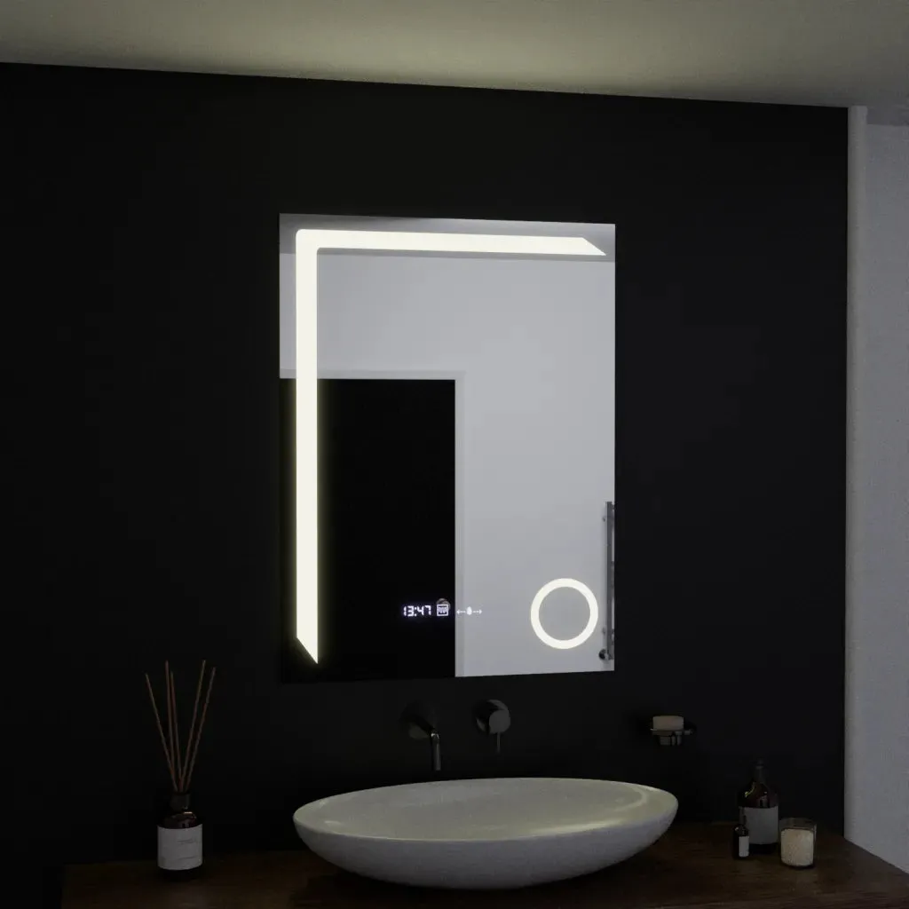 Alessandro Design Precision oglinda LED 60x80cm cu lupa cosmetica
