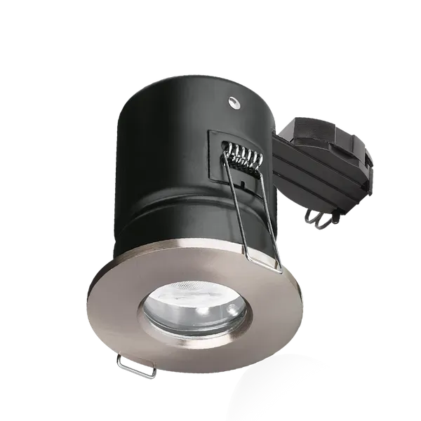 Aurora EFD spot GU10 IP65 ignifug nichel satinat fix
