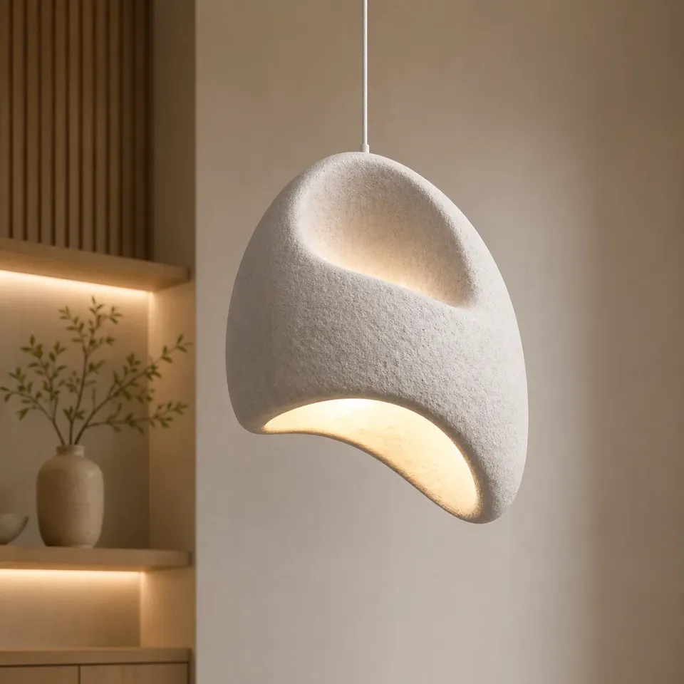 Alessandro Design VANTA lustra suspendata alba 32cm E27