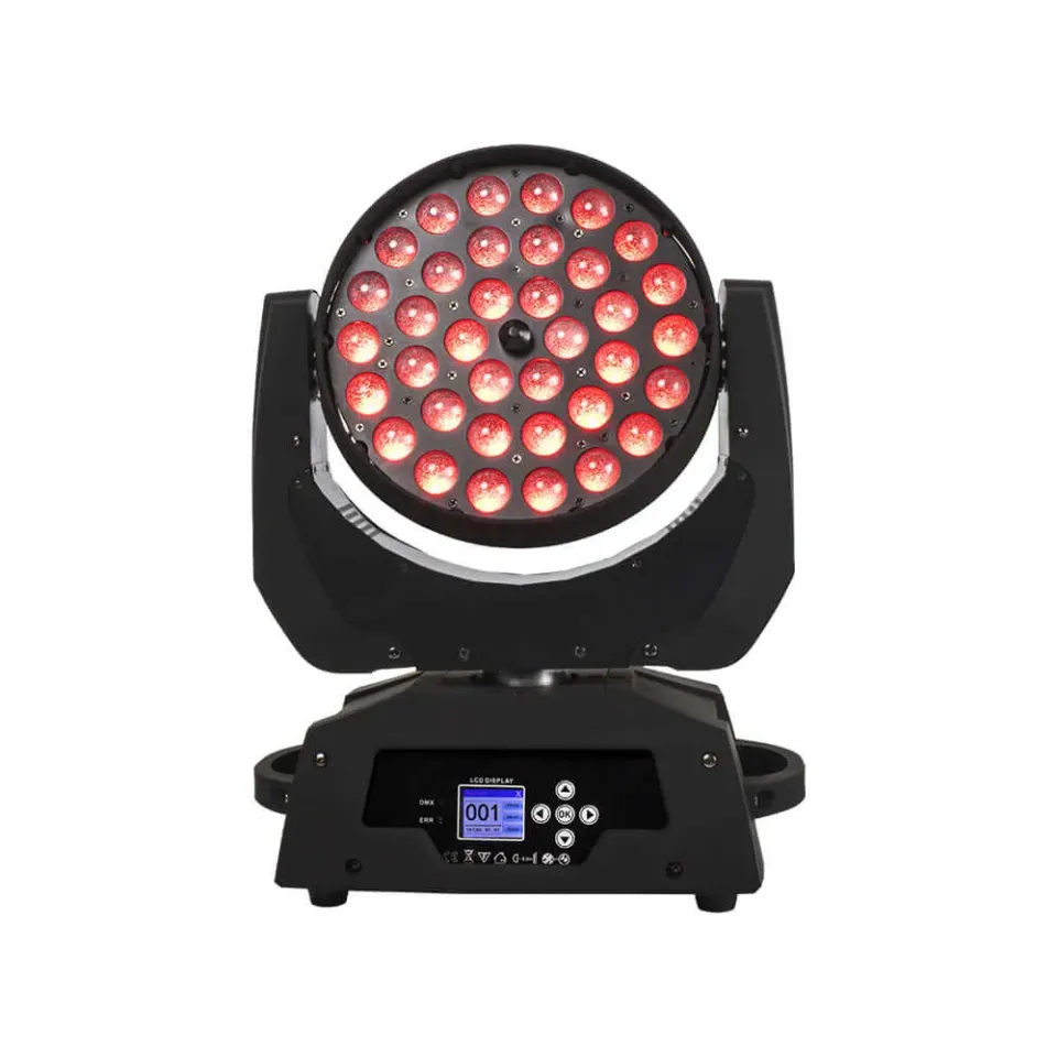 Shehds Wash 36x18W RGBWA+UV moving head zoom