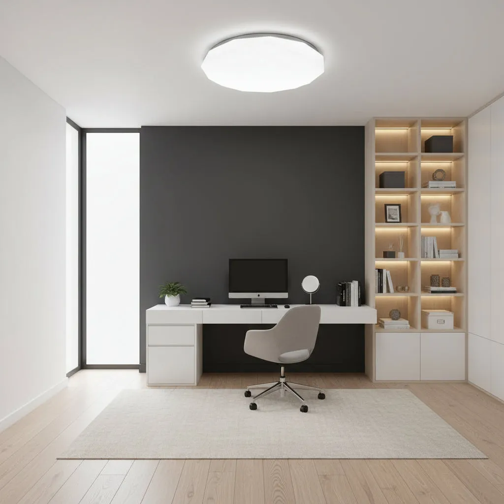 Alessandro Design plafoniera LED 22W hexagon 23cm alba