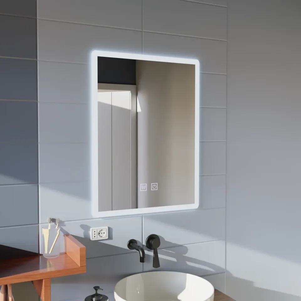 Venera Touch 45x60cm oglindă LED baie cu dezaburire