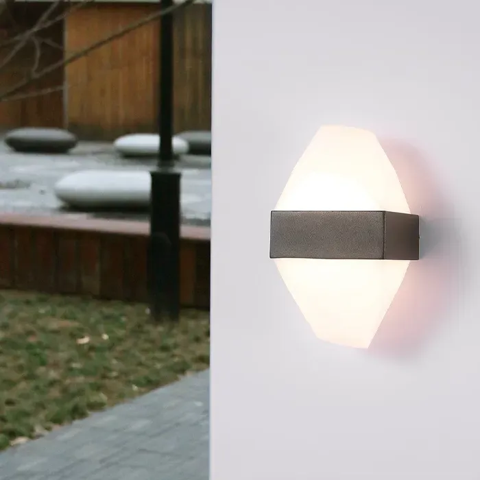 Alessandro Design Iceberg 10W aplică exterior LED negru IP65