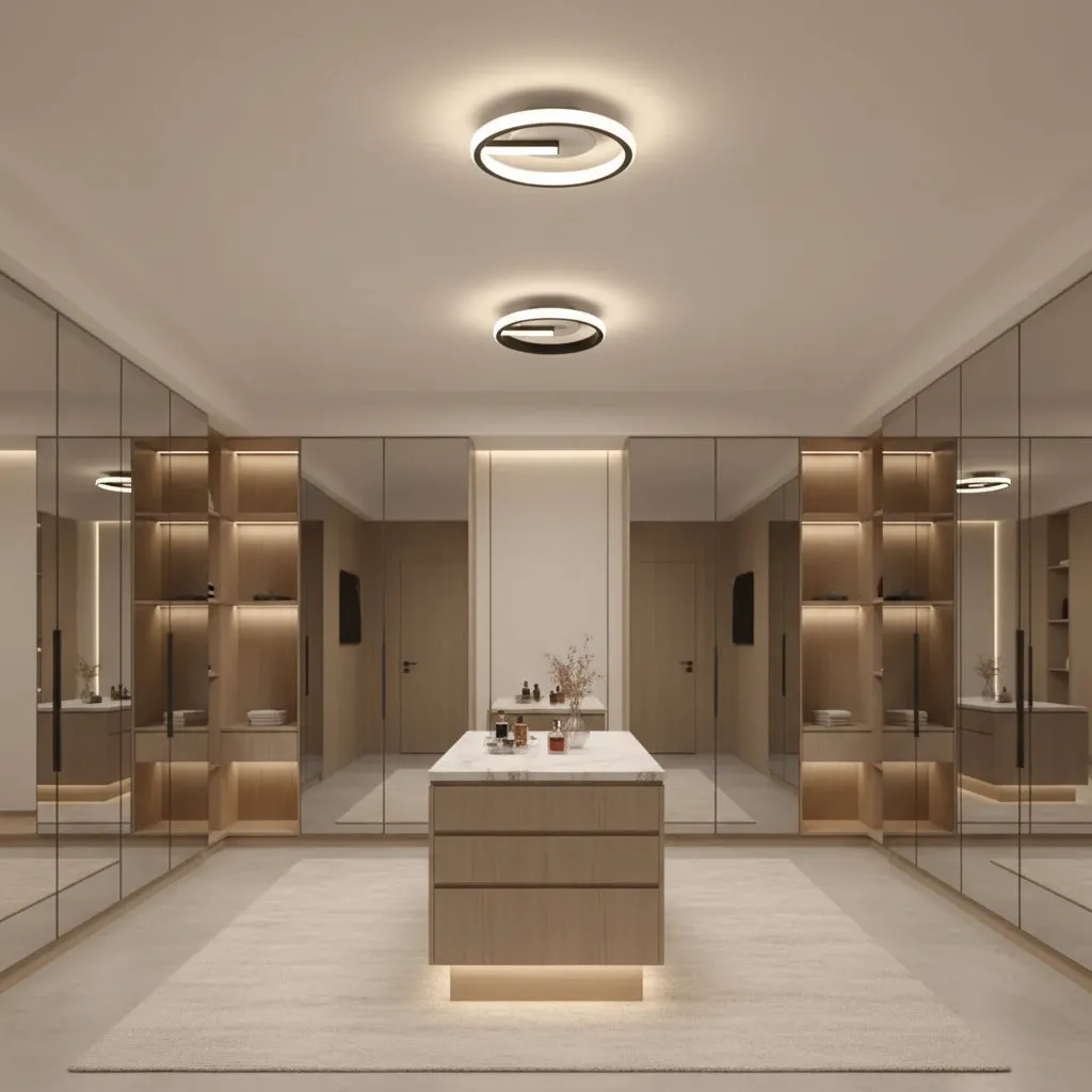 Alessandro Design Victoria 19W lustra LED rotunda alb-negru