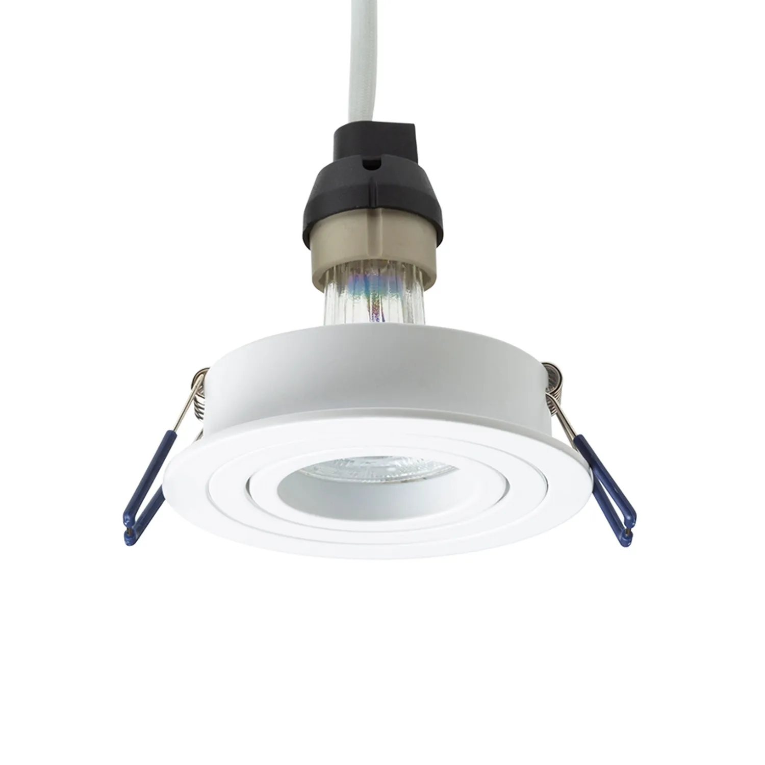 Rendl Pasadena GU10 R spot incastrat negru orientabil