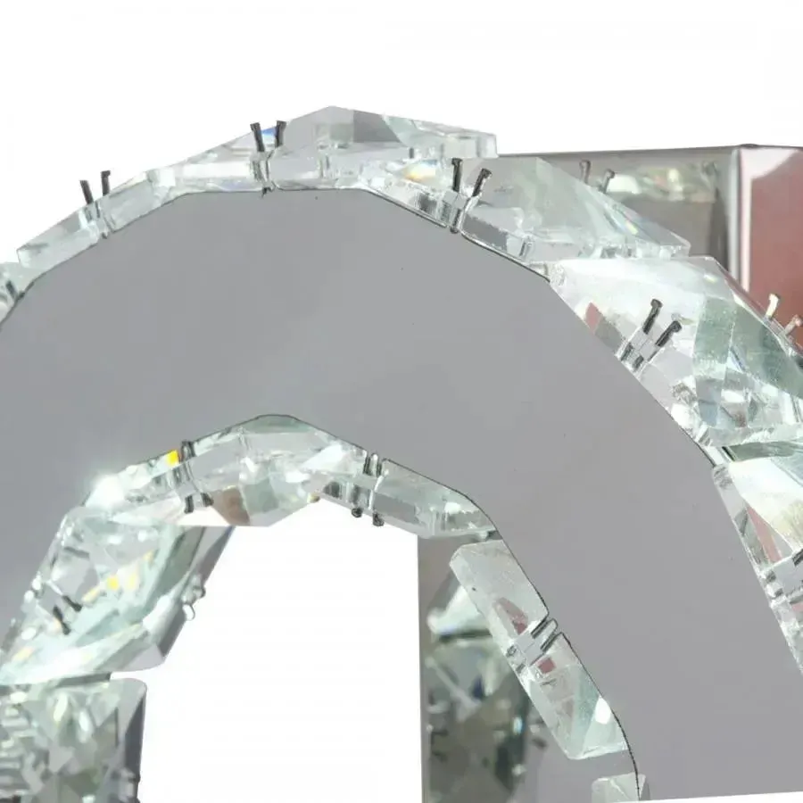 Alessandro Design Majora aplica LED cristal crom 8W 20 cm