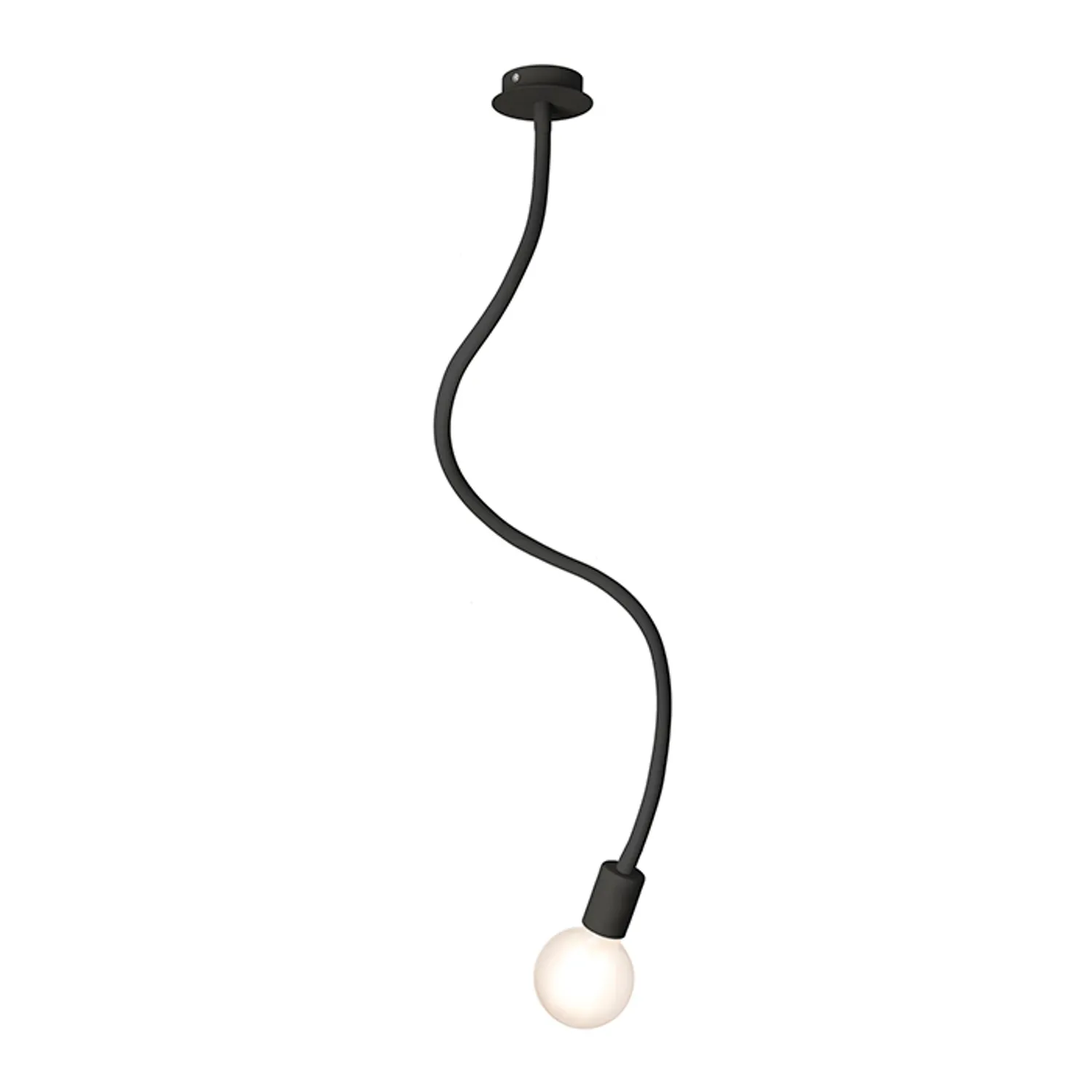 Rendl Loyd E27 I lampa tavan bej-gri gat silicon