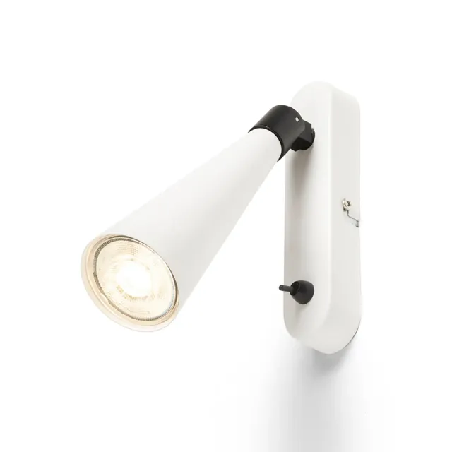 Rendl Light Studio Alexis aplica perete alb negru GU10