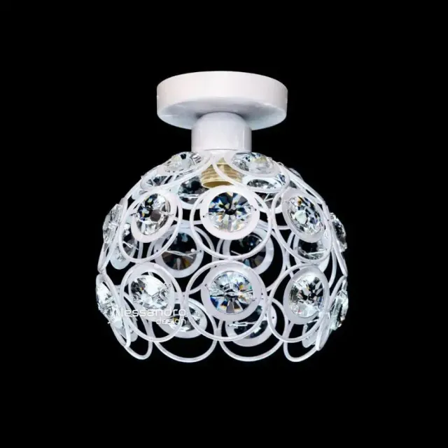 Alessandro Design Vera Lustra 1xE27 Alba Metal Cristal