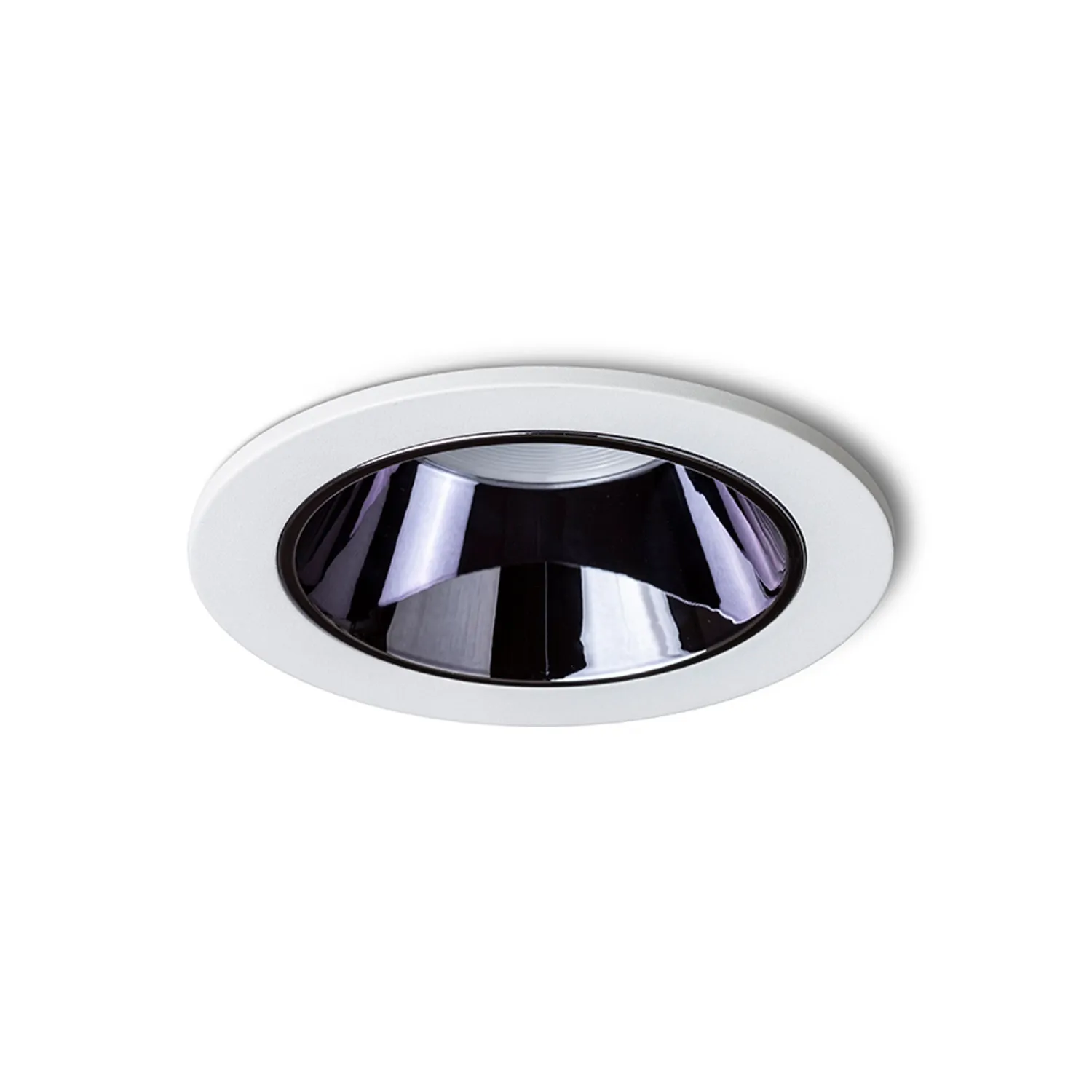 Rendl Ansel spot LED incastrat alb reflector negru crom