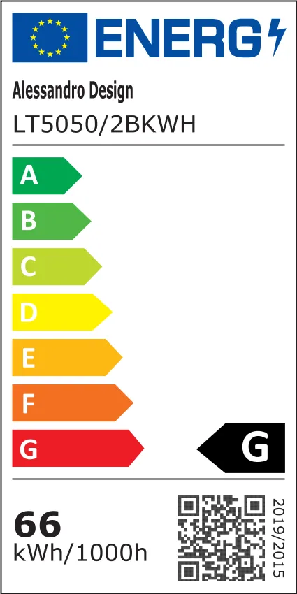 Alessandro Design Ashgabat lustra LED 66W alba dimabila