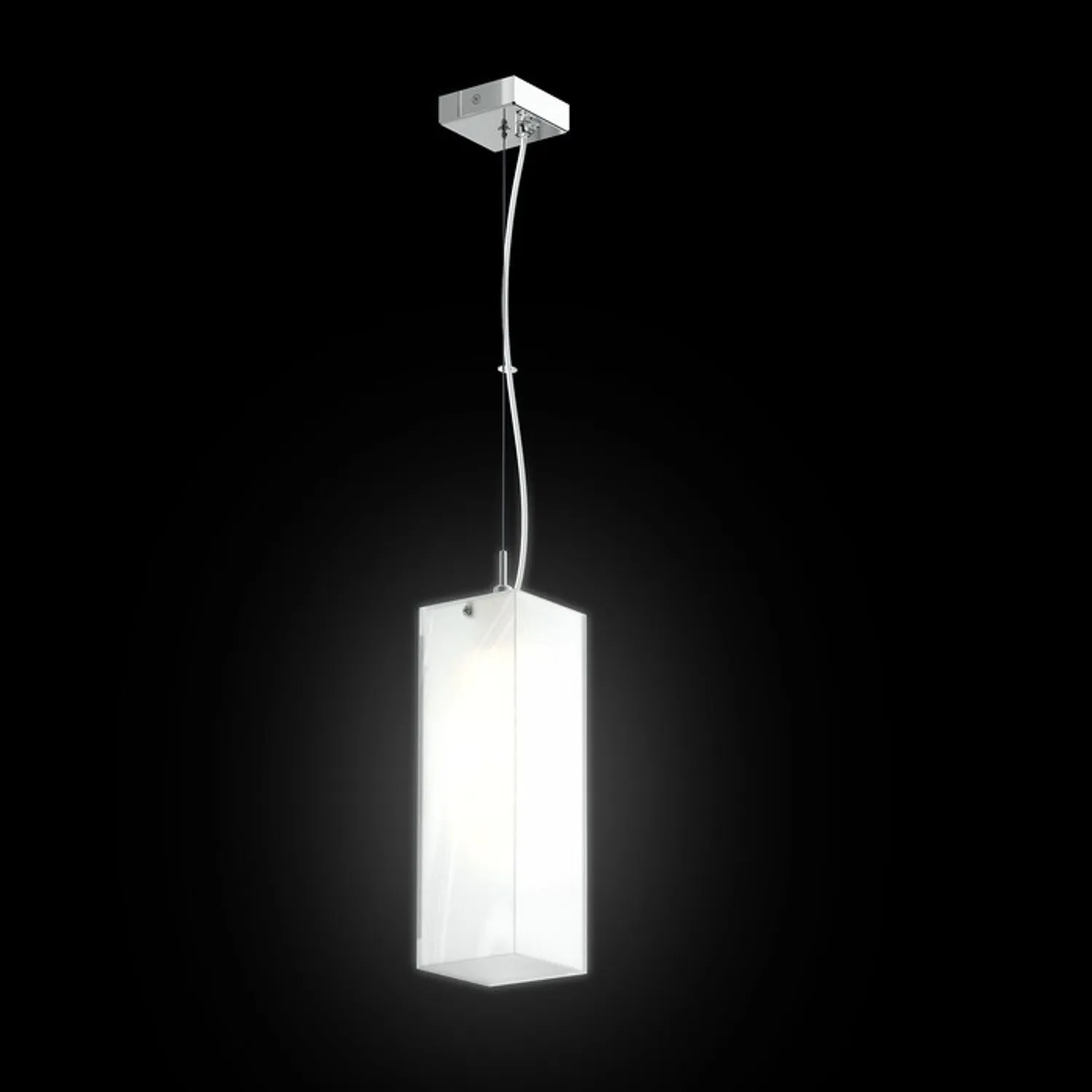 Rendl Lucia 30 pendul sticlă satinată crom E27