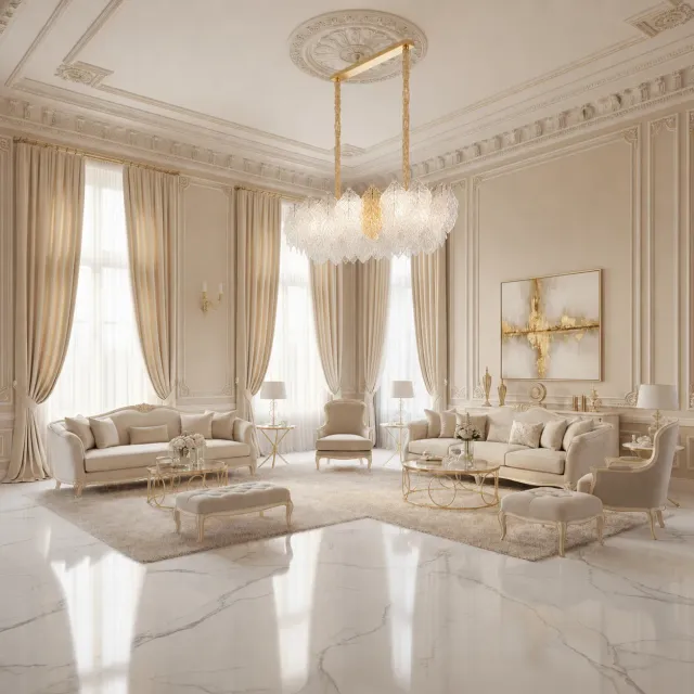 Alessandro Design Lace Royale candelabru 11xE14 auriu