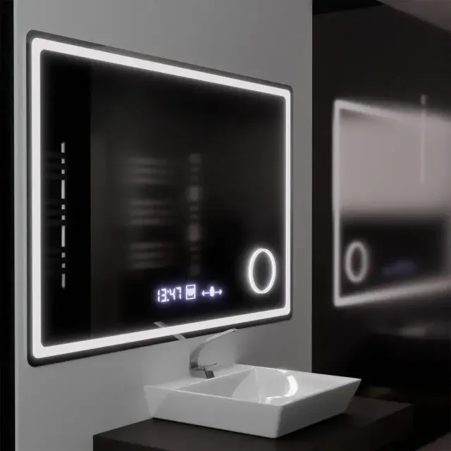 Oglinda LED Alessandro Design Souverain Marcello 120x80cm dimabila lupa