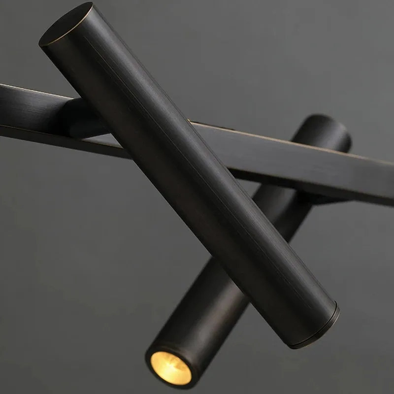 Alessandro Design Harman lustra LED 29W neagra neutra