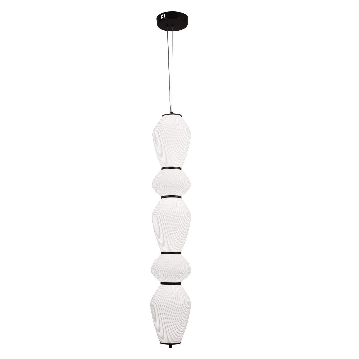 Alessandro Design LM510/5BK candelabru LED alb 77W telecomanda