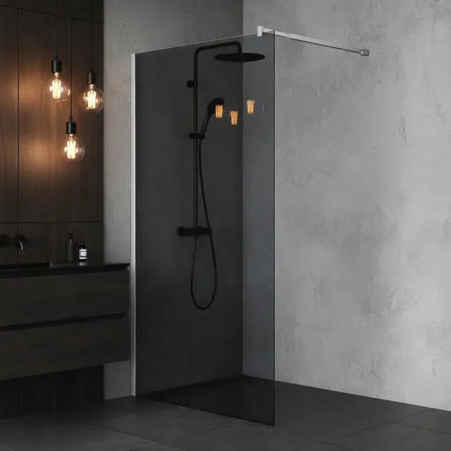 Alessandro Design paravan dus walk-in gri 100x195 cm