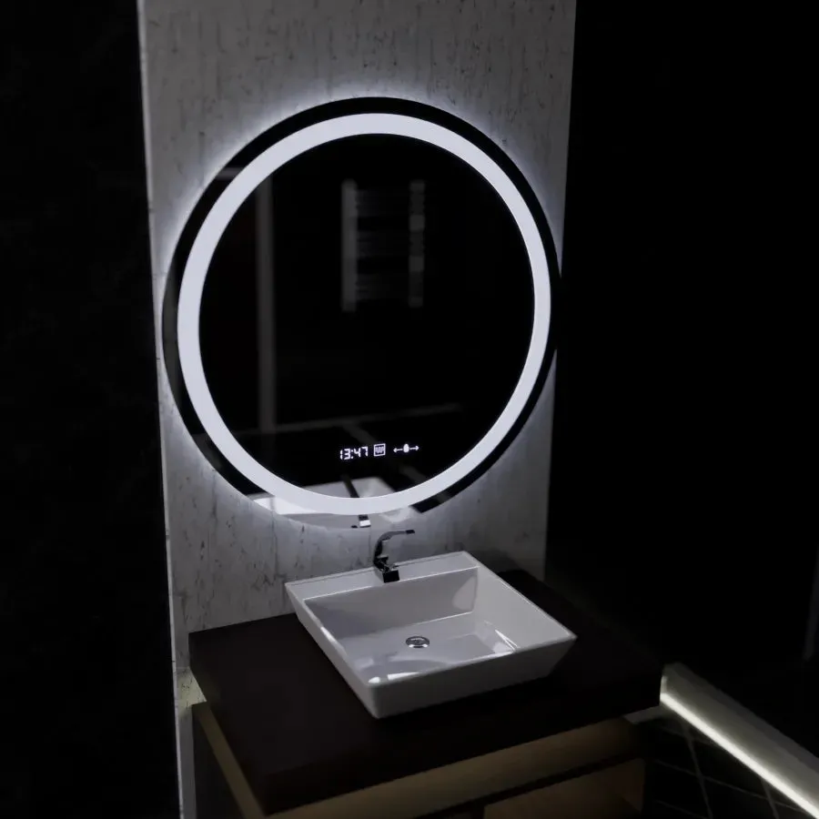 Alessandro Design Celeste Marcello oglinda LED rotunda 100cm