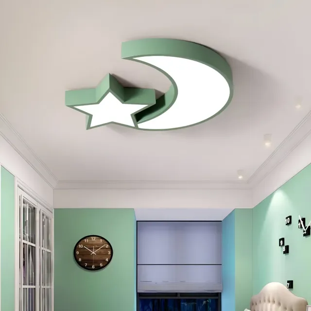 Alessandro Design Sofia lustra LED verde 34W luna si stea