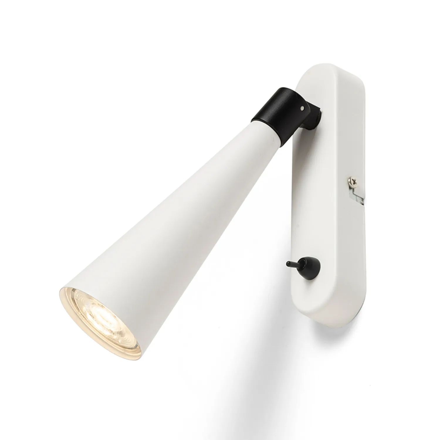 Rendl Light Studio Alexis aplica perete alb negru GU10