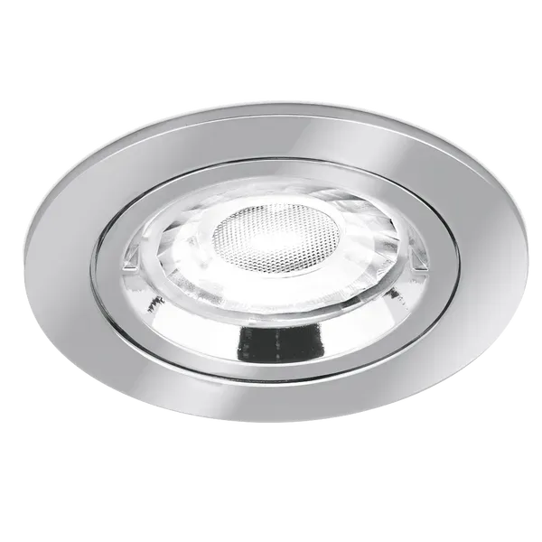 Aurora EDLM Spot Incastrat Fix Crom Lustruit Aluminiu