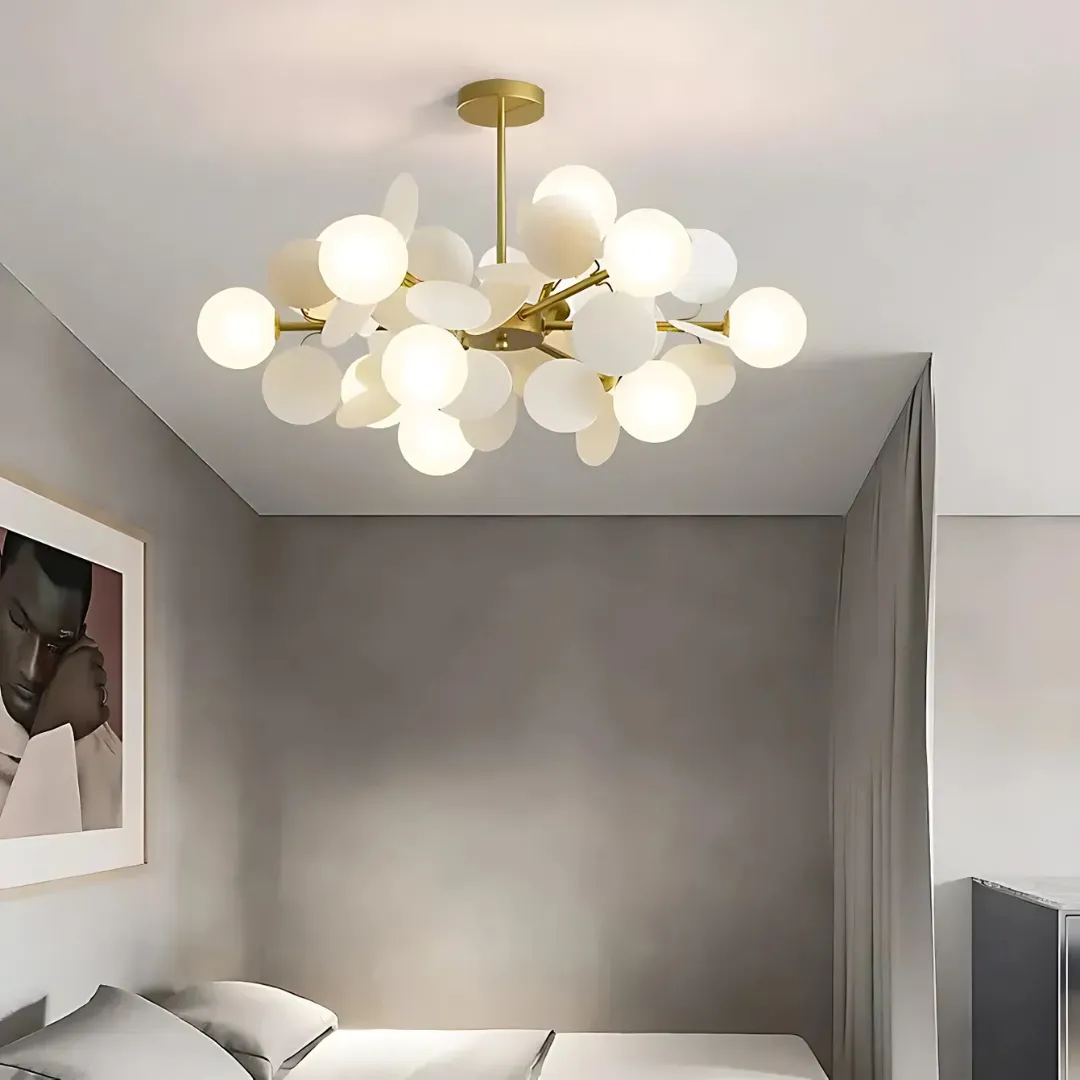 Alessandro Design Sven lustra suspendata 15xG9 alba