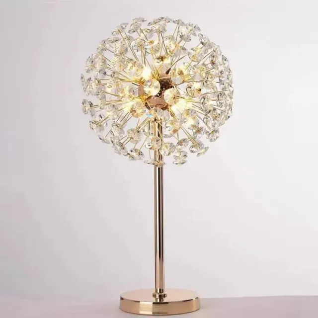 Alessandro Design Khujand lampă cristal aurie 6xG9