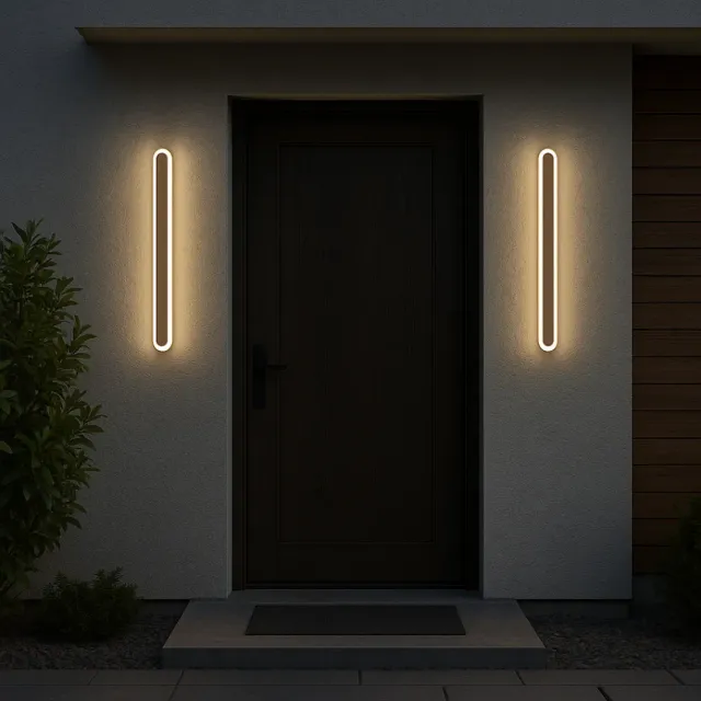 Alessandro Design Suha aplica exterior LED 50cm alba 6W