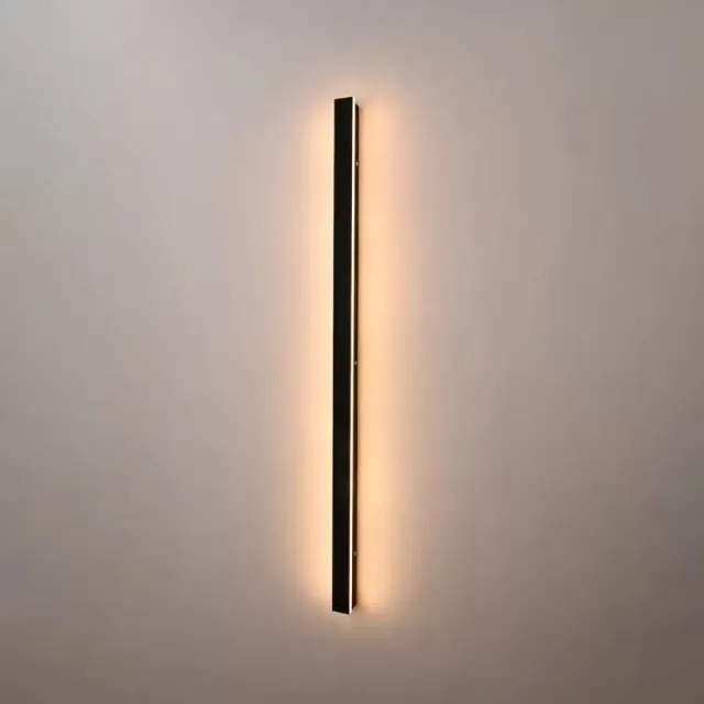 Alessandro Design Sean aplica LED exterior 120cm 32W alb-negru
