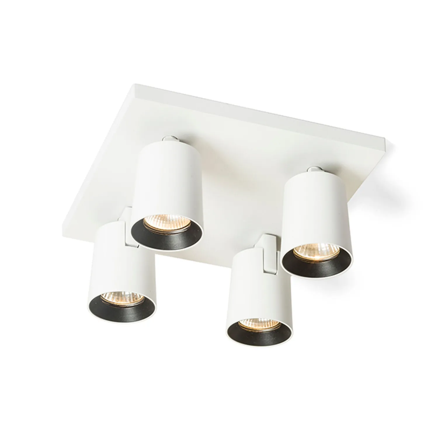 Rendl Light Studio Kenny IV spot GU10 alb/negru reglabil