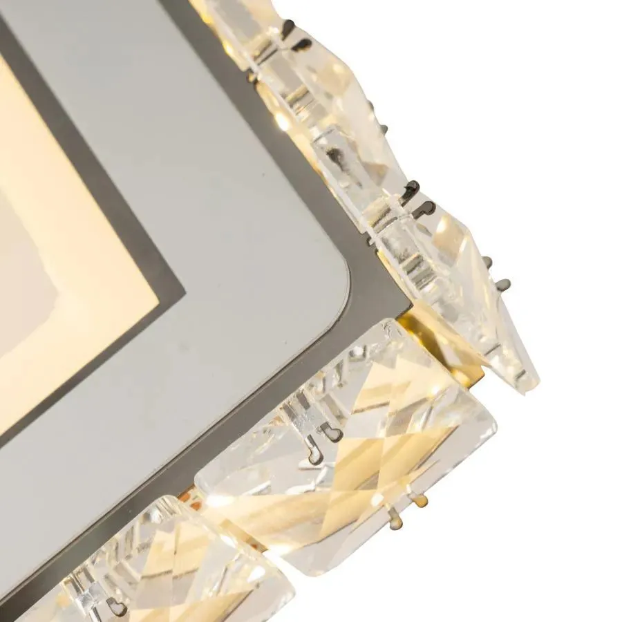 Alessandro Design Terrano 24W aplica LED cristale alba patrata