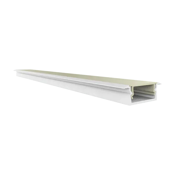 Aurora profil aluminiu încastrat XL alb 1m bandă
