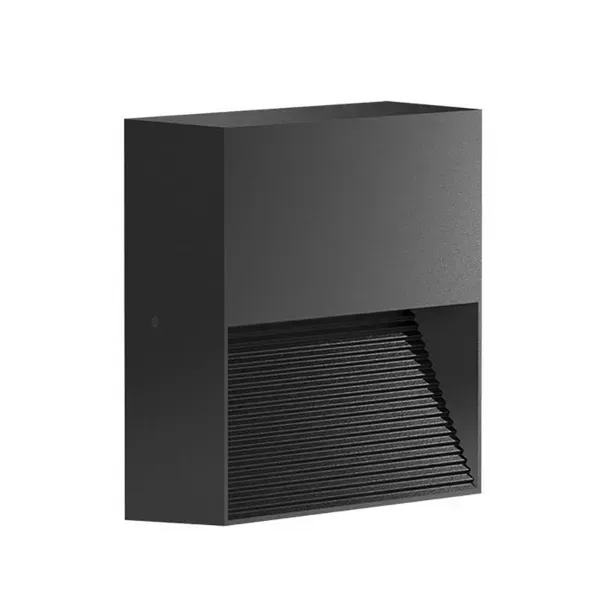 Aurora Zykos 8W aplica neagra 2900K IP65